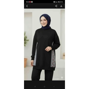 Nakışişlemelikotdetaylıtesettür Tunik