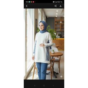 Nakışişlemelikotdetaylıtesettür Tunik