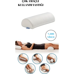 Simple The Pillow Çok Amaçlı Visco Yastık Boyun Bel Bacak Için Çok Amaçlı Kullanım Yastığı 42*18*9