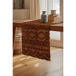 Punch Yıkanabilir Sofra, Masa, Salon, Mutfak ve Sehpa Masa Runner Letta Taba