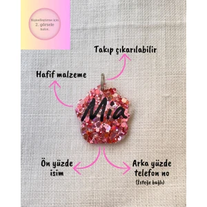 Venüs Takı ve Aksesuar Pati Şeklinde Kedi/ Küçük- Orta Irk Köpek- Isimliği/ Künyesi