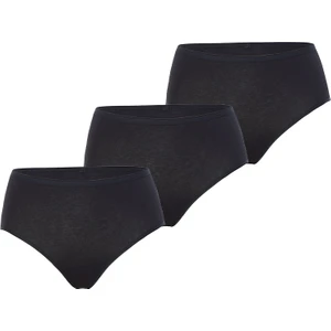 Kadın Külot 3'lü Paket Essential 1577 - Siyah
