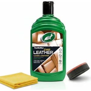 Turtle Wax Deri Temizleyici ve Besleyici Krem 500 ml + Mikrofiber Bez+ Cila Sünger