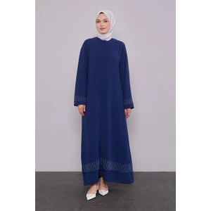 Levidor Lacivert Etek Ucu Katlı Ferace