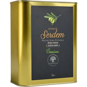 Ayvalık Serdem Erken Hasat Soğuk Sıkım Naturel Sızma Zeytinyağı Filtresiz  (2 lt.)