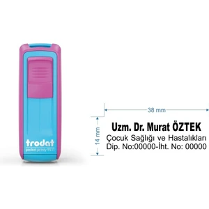 9511 Kişiye Özel Isim, Makam ve Ünvan Kaşesi