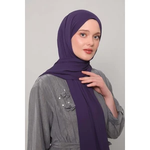 Levidor Lêvi D'or Patlıcan Moru Lux Şifon Şal