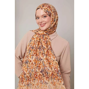 Levidor Yavruağzı Batik Desen Pamuk Şal