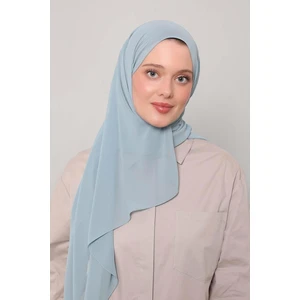 Turkuaz Lux Şifon Şal