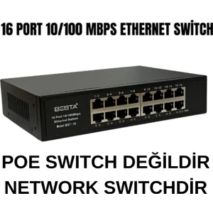 16 Port 10/100 Mbps Ethernet Switch