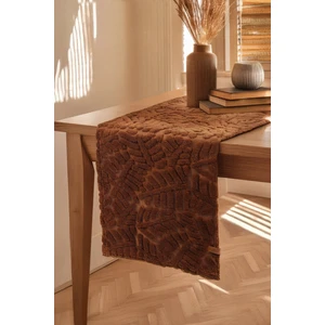 Punch Yıkanabilir Sofra, Masa, Salon, Mutfak ve Sehpa Masa Runner Forest Taba