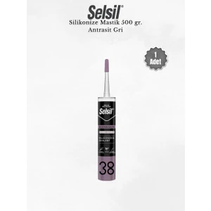 Silikonize Antrasit Gri Mastik 500 Gr.