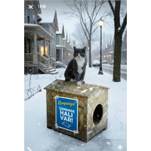 Dış Mekan Yağmura Ve Soğuğa Dayanıklı Osb Kedi Evi (deniz Tutkallı) Kedi Evi Ahşap