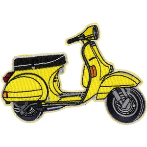 Kumaş Patch Vespa Desenli *sarı* / Vespıssımo