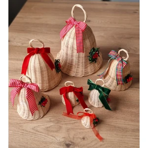 Gamzenin Düşleri Rattan Hasır Yılbaşı Çan