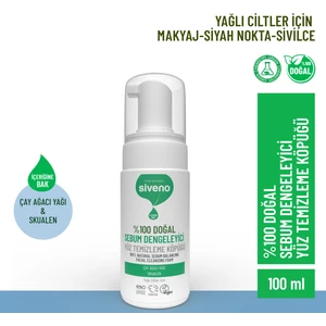 %100 Doğal Yüz Temizleme Köpüğü Yağlı Ciltler İçin Makyaj Siyah Nokta Sivilce Vegan 100 ml