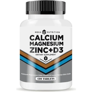 Meka Nutrition Calcium Magnesium Zinc Vitamin D 120 Tablet
