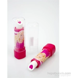 Barbie Ruj Şeklinde Pembe Silgi – Şeffaf Kapaklı, Tekli Paket, Çocuklar İçin Eğlenceli Tasarım
