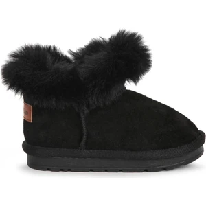 Func Kız Çocuk Kürklü Bot - Siyah BUCK3062-001