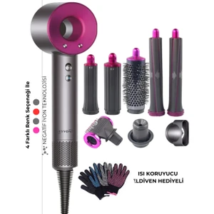 Saç Kurutma ve Şekillendirici Full Set 8in1
