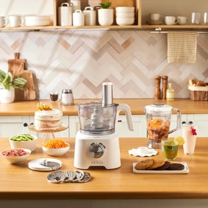 Mastermaid Power Multifunctional 10 In 1 Mutfak Robotu Matte White 2000W