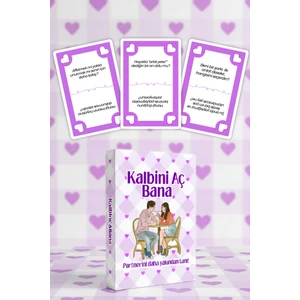 Kalbini Aç Bana – Çiftler Için Soru Kartları – Konuşma Kartı – 100 Soru – Derin Iletişim