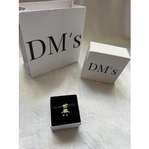 DMs Silver Robot Kız Gümüş Charm'ı