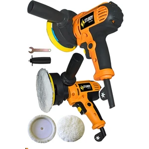 Power Profesyonel 600 Watt 6 Kademe Hız Kontrol Ayarlı Koltuk Yıkama, Polisaj Makinesi