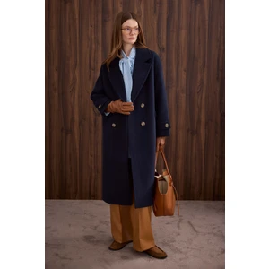 Kolu Apolet Detaylı Kaban Lacivert