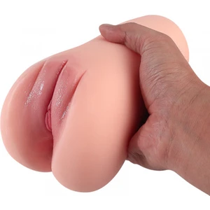 Alba Anal Vajinal 2 Girişli Titreşimli Gerçekçi Mastürbatör 810 gr