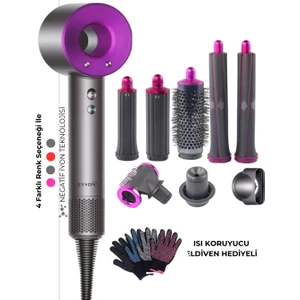 Saç Kurutma ve Şekillendirici Full Set 8in1