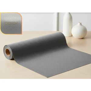 48cm X 5m -AÇIK GRİ KABARTMA NOKTA DESENLİ SUNİ DERİ Çekmece içi Kaydırmaz Halı, Raf Örtüsü