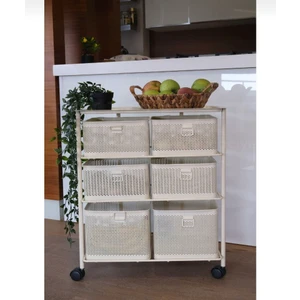 Yıldıray Metal 3 Katlı 6 Bölmeli Sebzelik