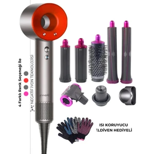 Saç Kurutma ve Şekillendirici Full Set 8in1