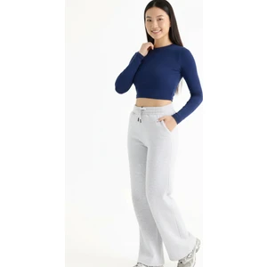 Kadın Kışlık 3 Iplik Içi Polarlı Baggy Eşofman Altı