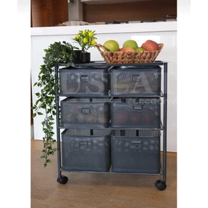 Yıldıray Metal 3 Katlı 6 Bölmeli Sebzelik