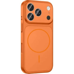 iPhone Uyumlu 17 Pro Max Görünümlü Kamera Koruma Magsafe Şarj Özellikli AG Glass Telefon Kılıfı