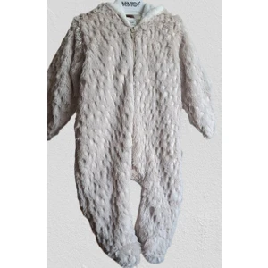 Sevimli Damlacıklar Desenli Astarlı Kozmonot Tulum