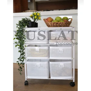 Yıldıray Metal 3 Katlı 6 Bölmeli Sebzelik