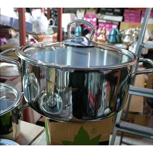 Yıldız Çelik Hascevher 20CM Metalkulp 18/10 Çelik Tencere