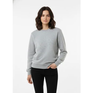 Unisex Relax Fit Rahat Kesim Pamuklu Yumusak Dokulu Içi Polarli  Bisiklet Yaka Sweatshirt