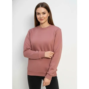 Unisex Relax Fit Rahat Kesim Pamuklu Yumusak Dokulu Içi Polarli  Bisiklet Yaka Sweatshirt