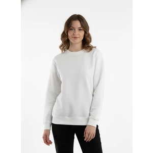 Unisex Relax Fit Rahat Kesim Pamuklu Yumusak Dokulu Içi Polarli  Bisiklet Yaka Sweatshirt