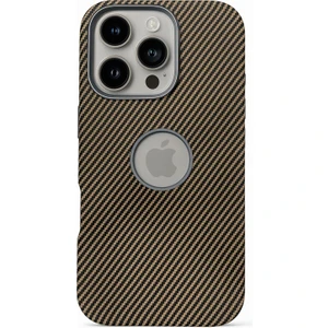 Apple iPhone 16 Pro Max Kılıf Magsafe Wireless Şarj Özellikli Karbonfiber Desenli Kapak