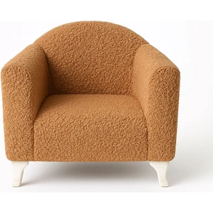 Bouclé Teddy Çocuk Koltuğu-Dokulu Premium Kumaş