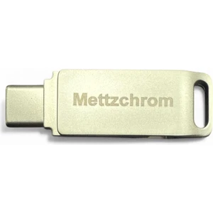 Metal Otg Bellek 128GB Otg Flaş Flash Disk Bellek USB ve Type-C Uyumlu Otg Metal