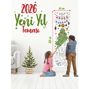 Yeni Yıl Ağacı Boyama Kağıdı