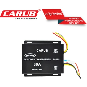  carub düşürücü 24v dan 12v ta transformers 30 amp