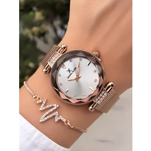 Daniel Klein Orijinal Çelik Hasır Kordon Kadın Kol Saati 3 Atm Su Geçirmezlik Rose Renk Bileklik Hediyeli DK93485