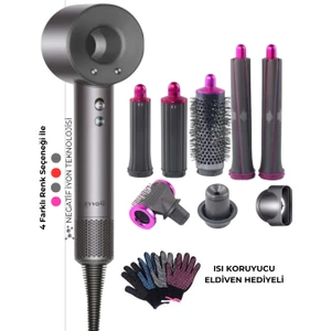 Saç Kurutma ve Şekillendirici Full Set 8in1